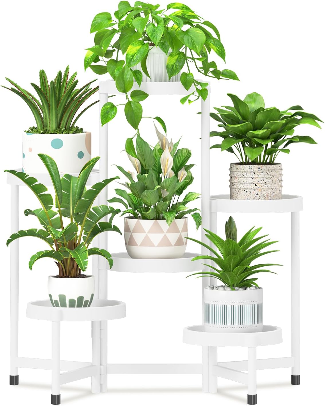 6 Tier Folding Plant Stand for Indoor and Outdoor Use