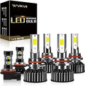 WVKVII LED Bulbs Combo for Toyota RAV4 2006-2012, 6000K Brightness