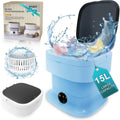 Compact Portable Washer & Dryer Set, Blue -Travel & Apartment Size