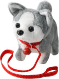 Plush Husky Toy Puppy Electronic Interactive Dog - Lifelike Walk