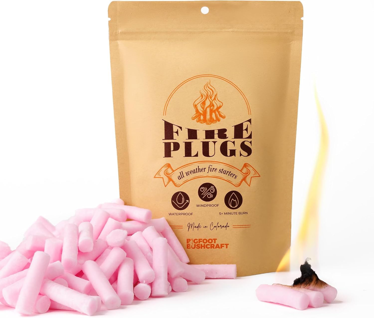 Non-Toxic Waterproof Fire Starters for Emergencies and Campfires