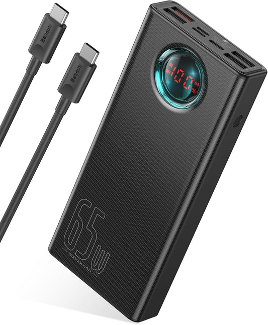 Baseus 30000mAh Portable Charger with 65W Fast Charging Power