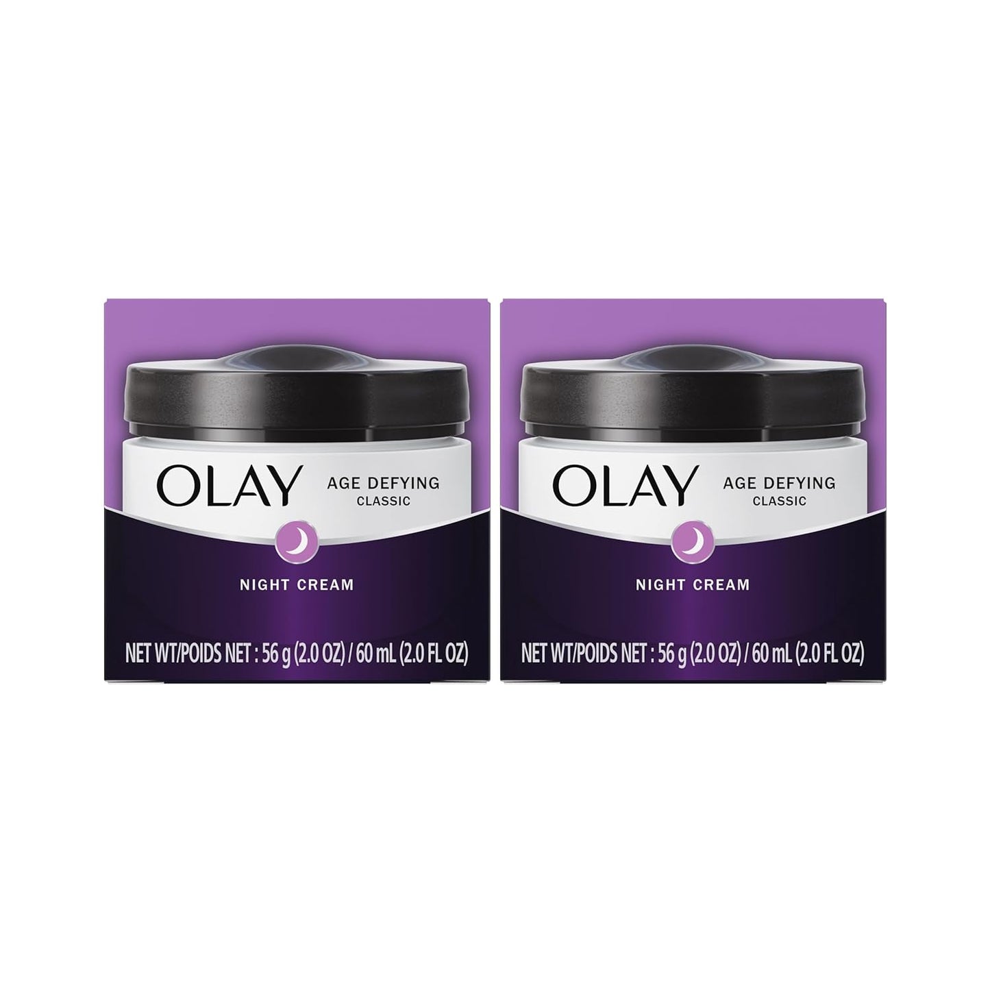 Olay Night Cream Duo - Pro Retinol & Vitamins C&E, Age-Defying
