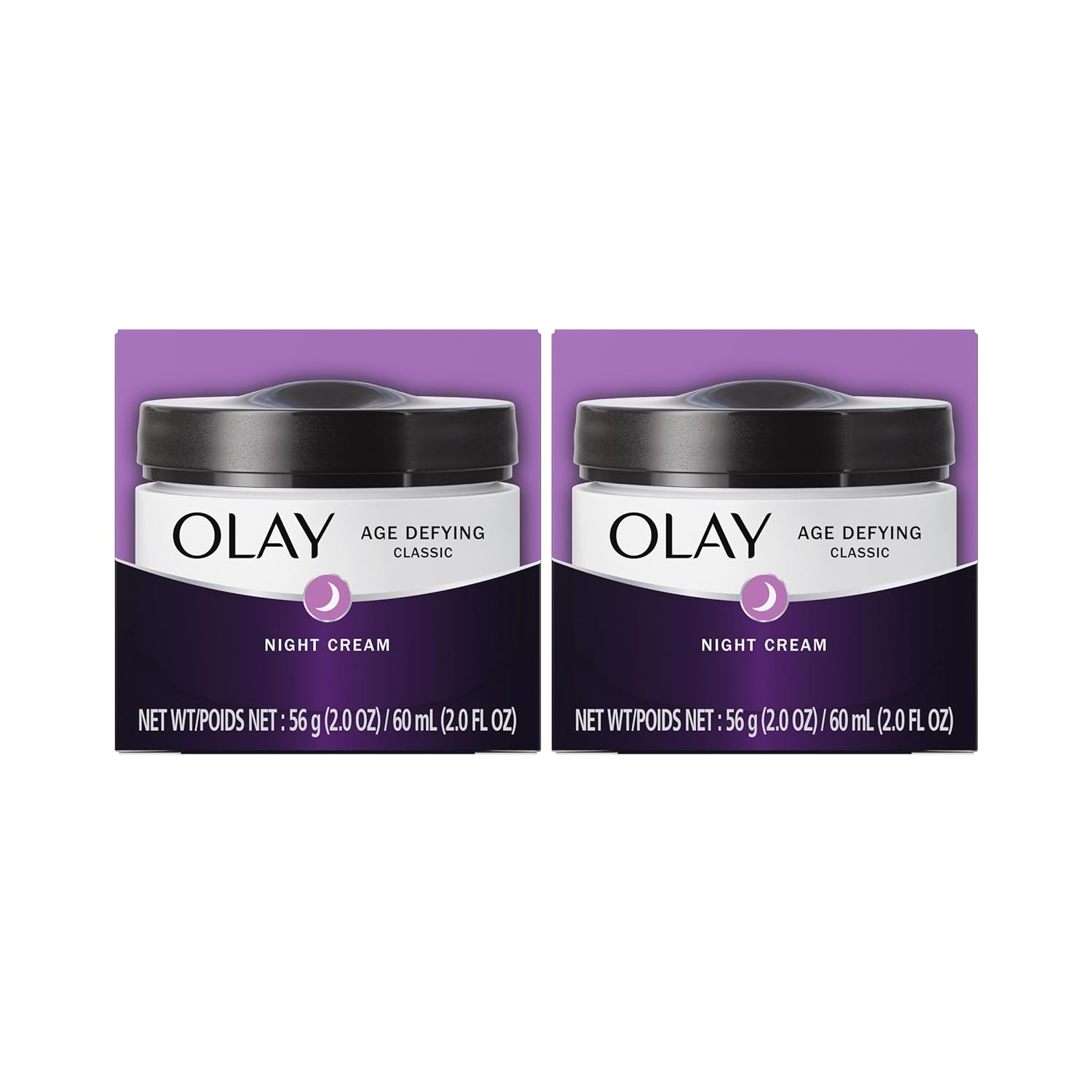 Olay Night Cream Duo - Pro Retinol & Vitamins C&E, Age-Defying