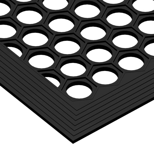 BEHERO Rubber Outdoor Mat - Heavy Duty Non-Slip Entrance Mat