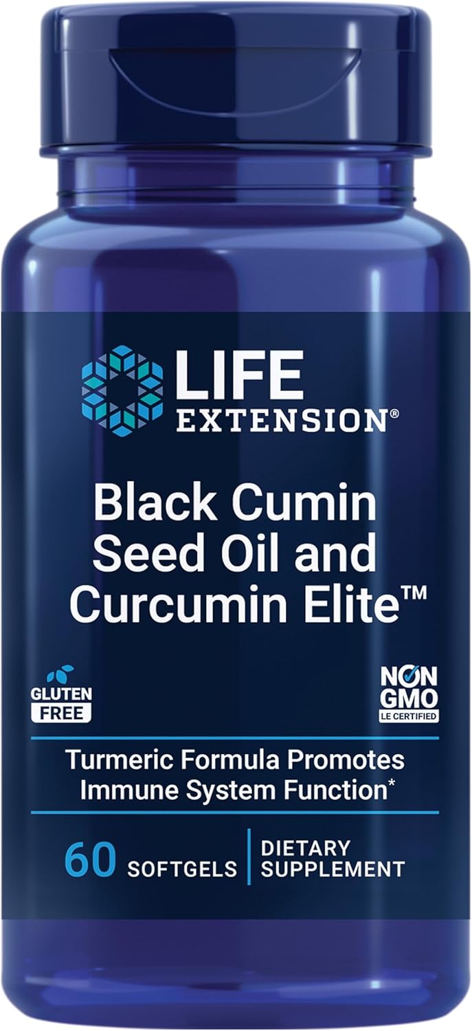 Black Cumin Seed Oil and Curcumin Elite for Immune Health