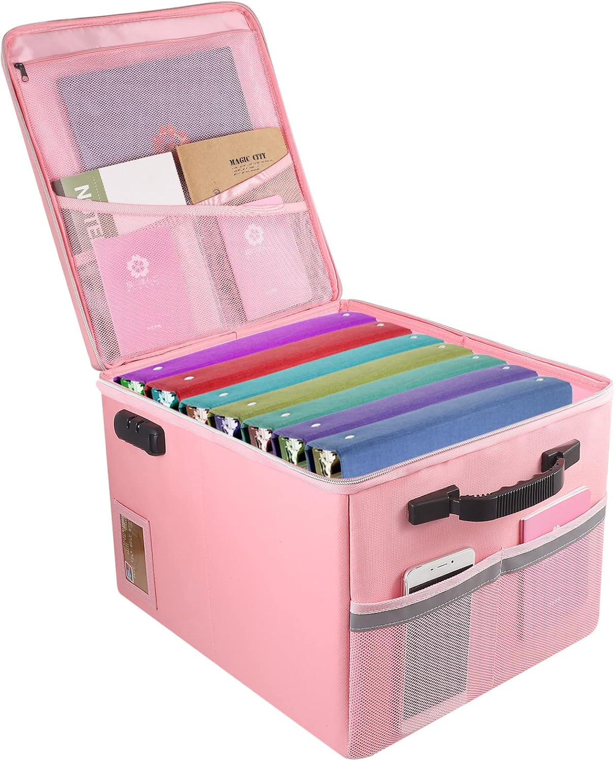 TOMKID Fireproof File Cabinet with Lock for Document Protection