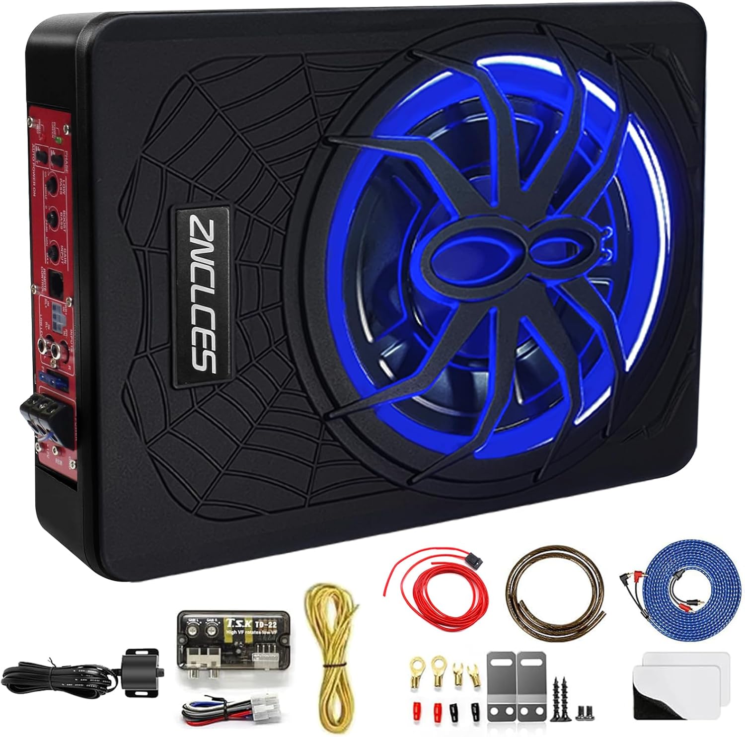 2025 Upgraded 10in Slim Under Seat Powered Car Subwoofer Review