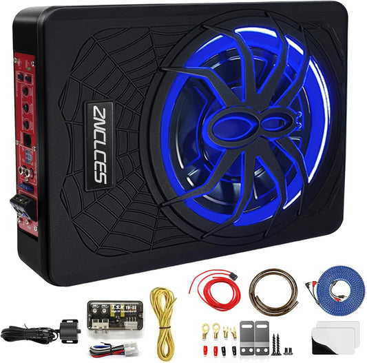 2025 Upgraded 10in Slim Under Seat Powered Car Subwoofer Review