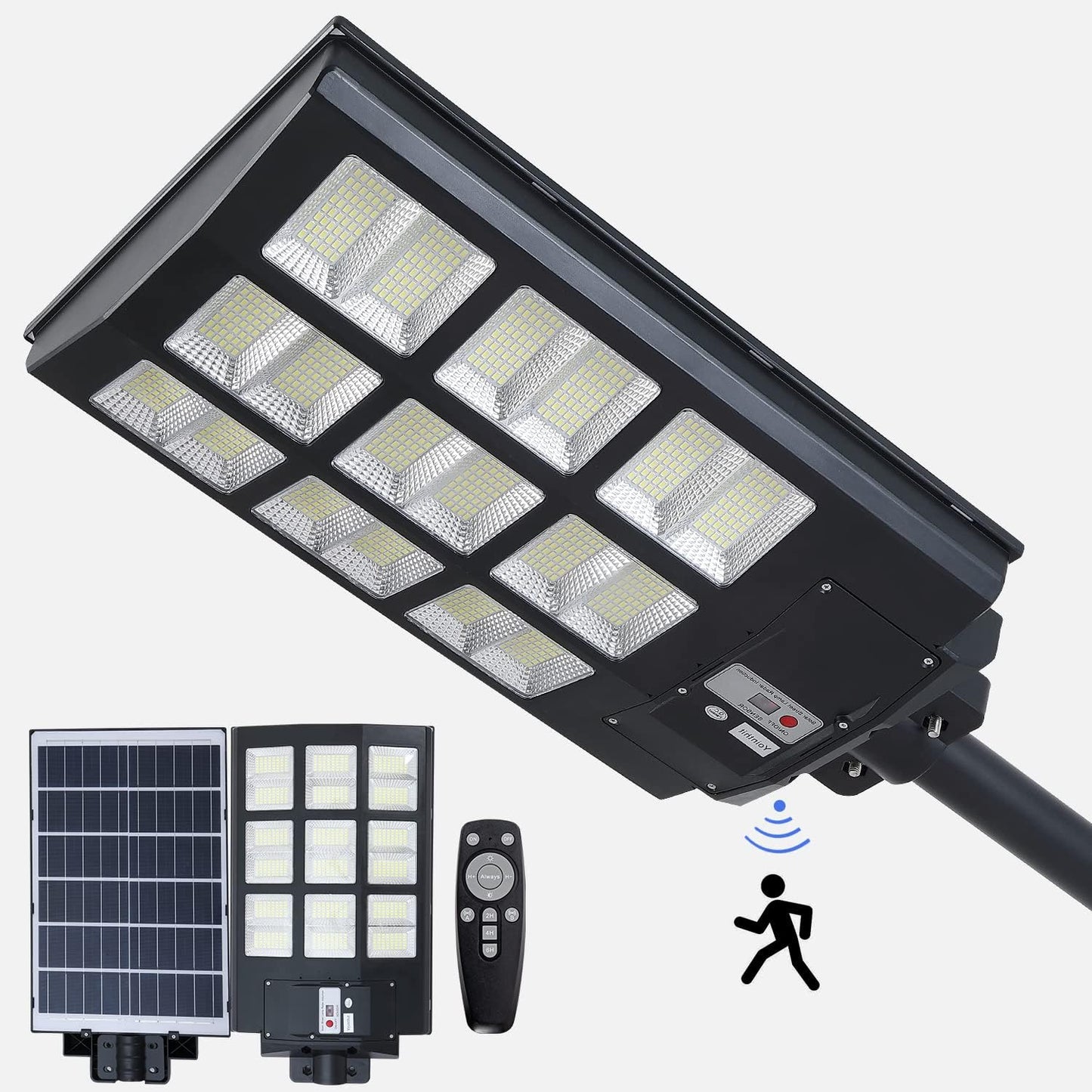 Solar Street Lights Outdoor with Motion Sensor for Security