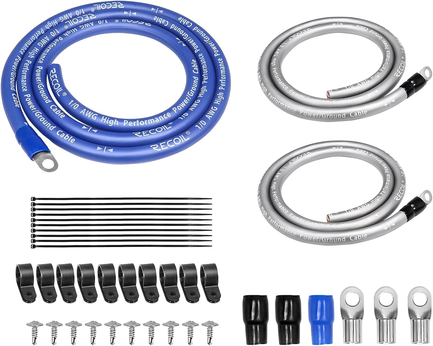 Recoil RBG3 True Spec 1/0 Gauge Wire Big 3 Amp Upgrade Kits