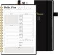 Daily Planner Undated To-Do List Notebook with Hourly Schedule