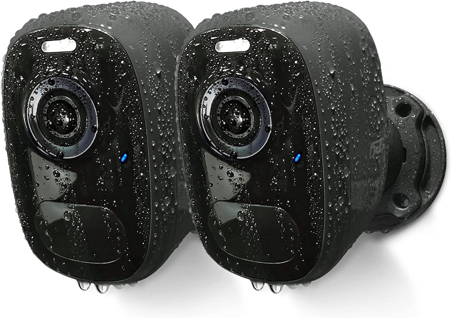Wireless Outdoor Security Cameras - 2K Video/Night Vision/AI Detection