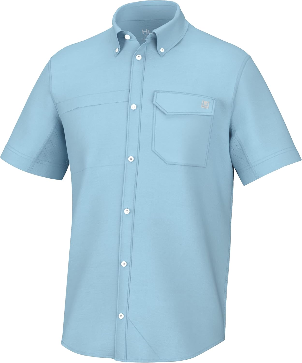 HUK Mens Tide Point Pattern Short Sleeve Fishing Shirt Review