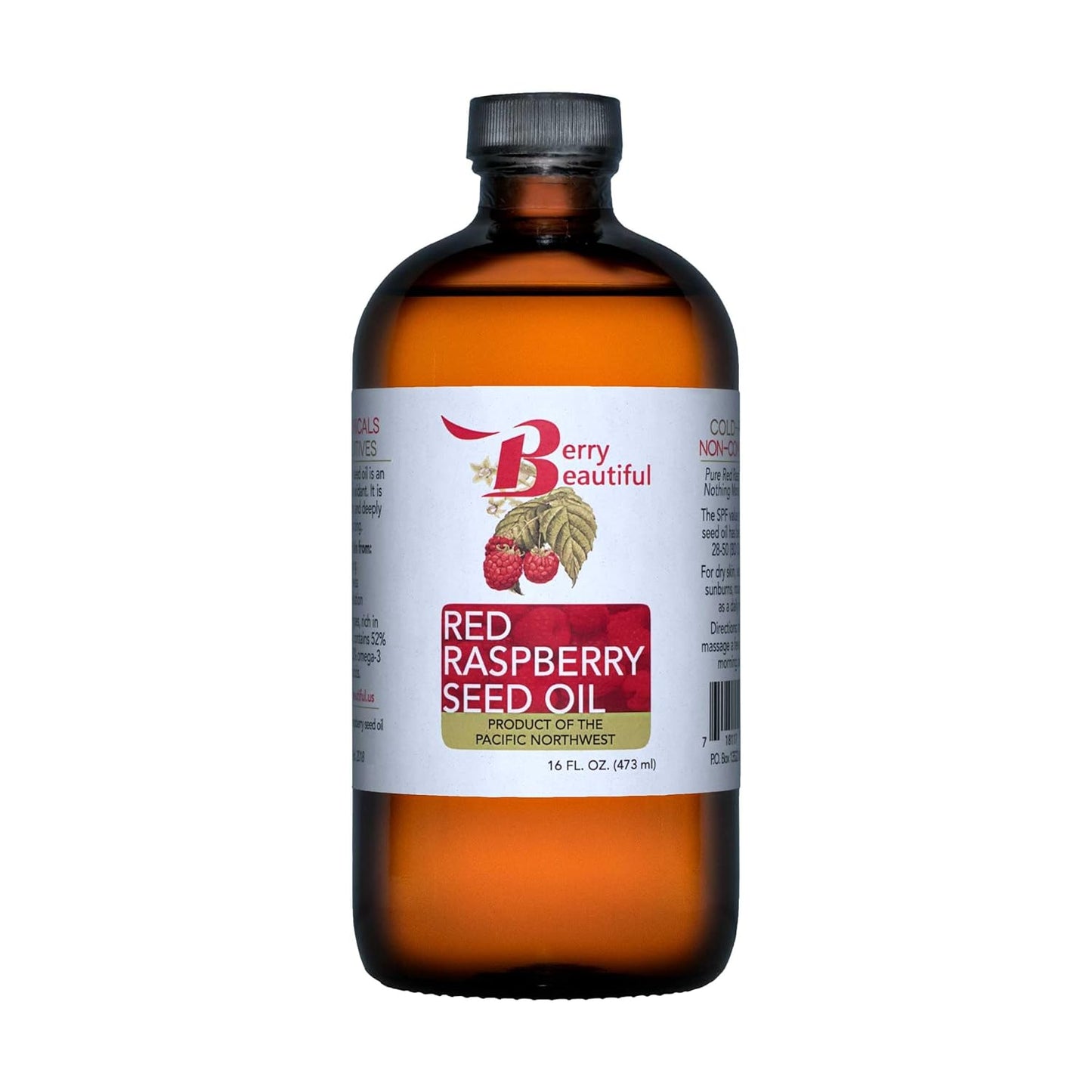 Berry Beautiful Red Raspberry Seed Oil for Radiant Skin and Hair