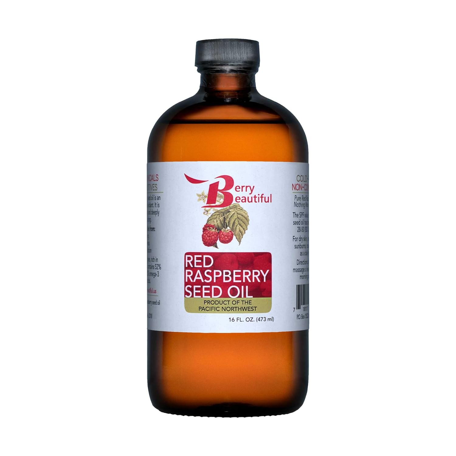 Berry Beautiful Red Raspberry Seed Oil for Radiant Skin and Hair