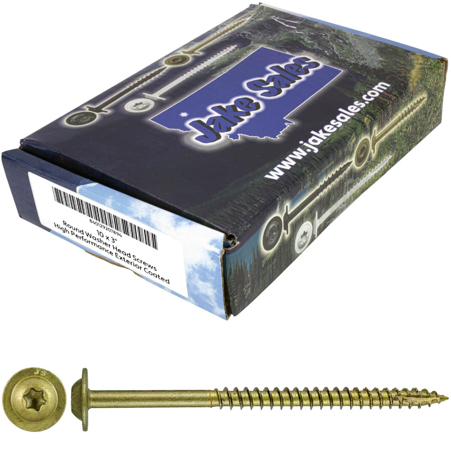 10 x 3 Bronze Star Multipurpose Torx Drive Screws - 5 lb Case