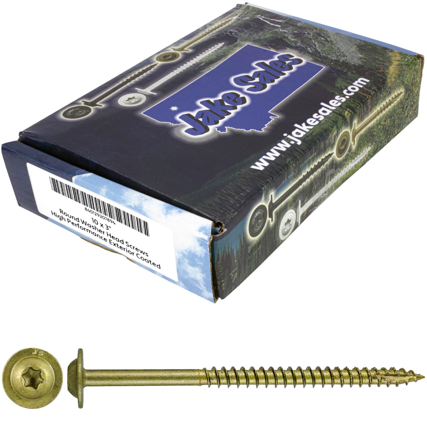 10 x 3 Bronze Star Multipurpose Torx Drive Screws - 5 lb Case