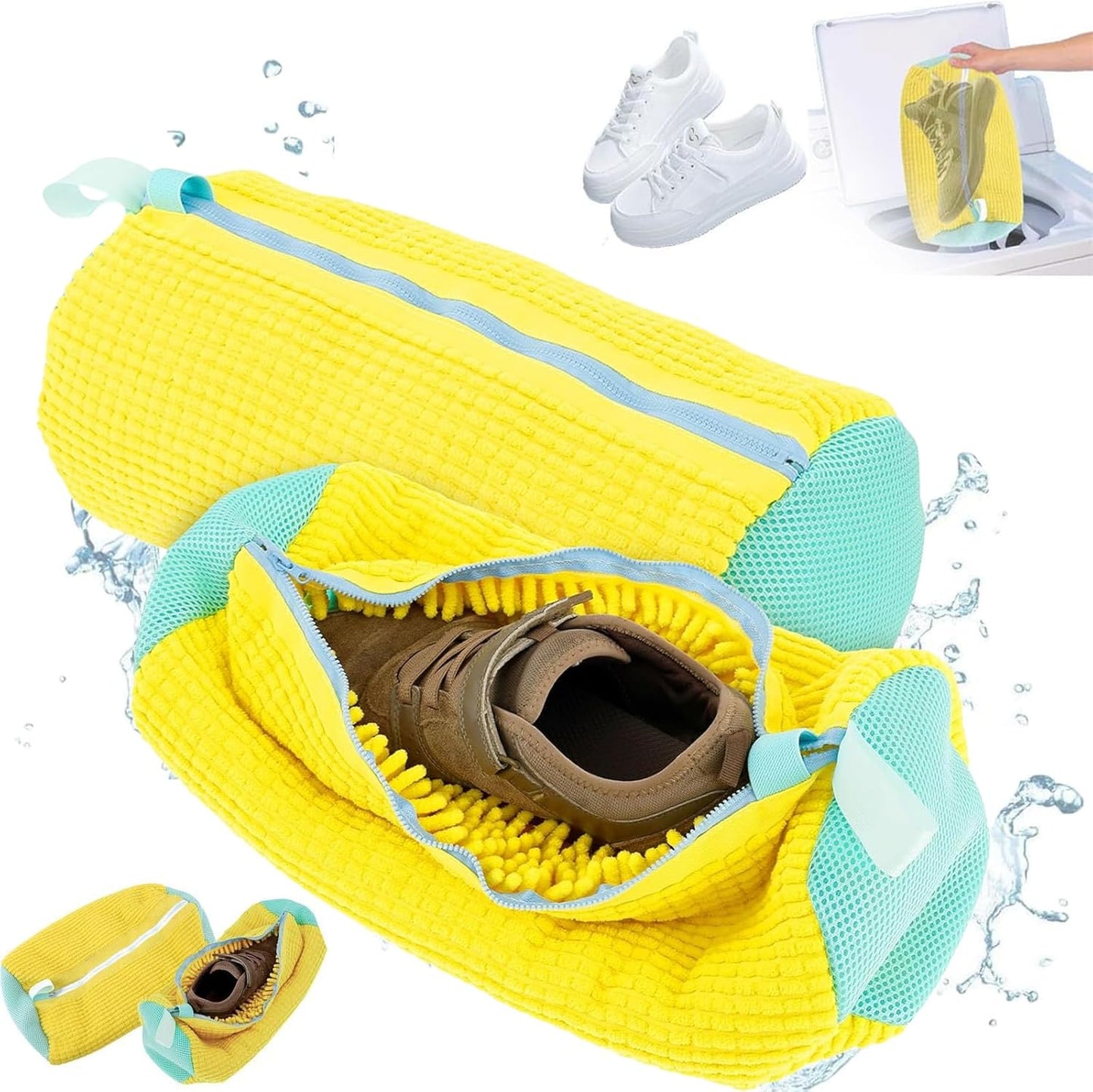 Reusable Slippers Washing Bag - Keep Footwear Clean!