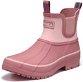 Women's Duck Chelsea Rain Boots - Waterproof Short Garden Boot
