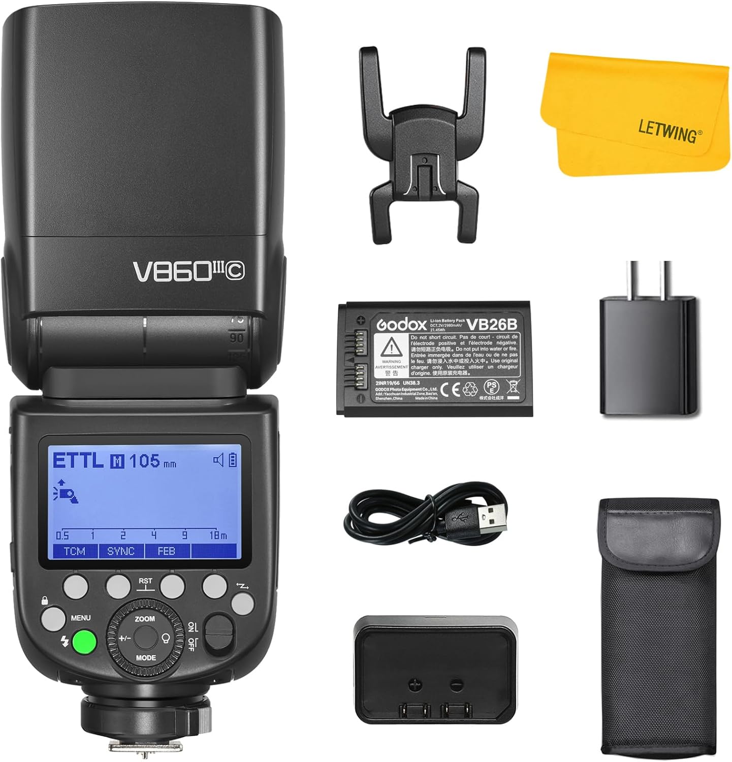 Godox V860III-C Flash for Canon: Versatile TTL Speedlite