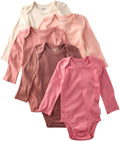 Blake 5-Pack Long Sleeve Bodysuits 100% Organic Cotton (Style SH6L)