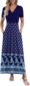 Maxi Dresses for Women Ankle Length Floral Print - Flowy (Style MDWH)