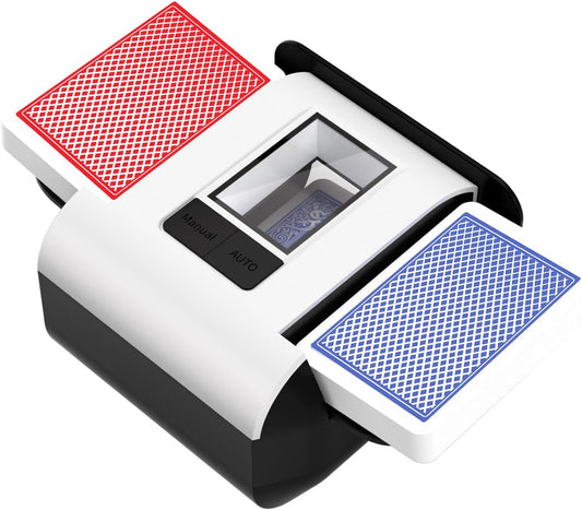 Automatic Card Shuffler with Dual Modes for Effortless Play