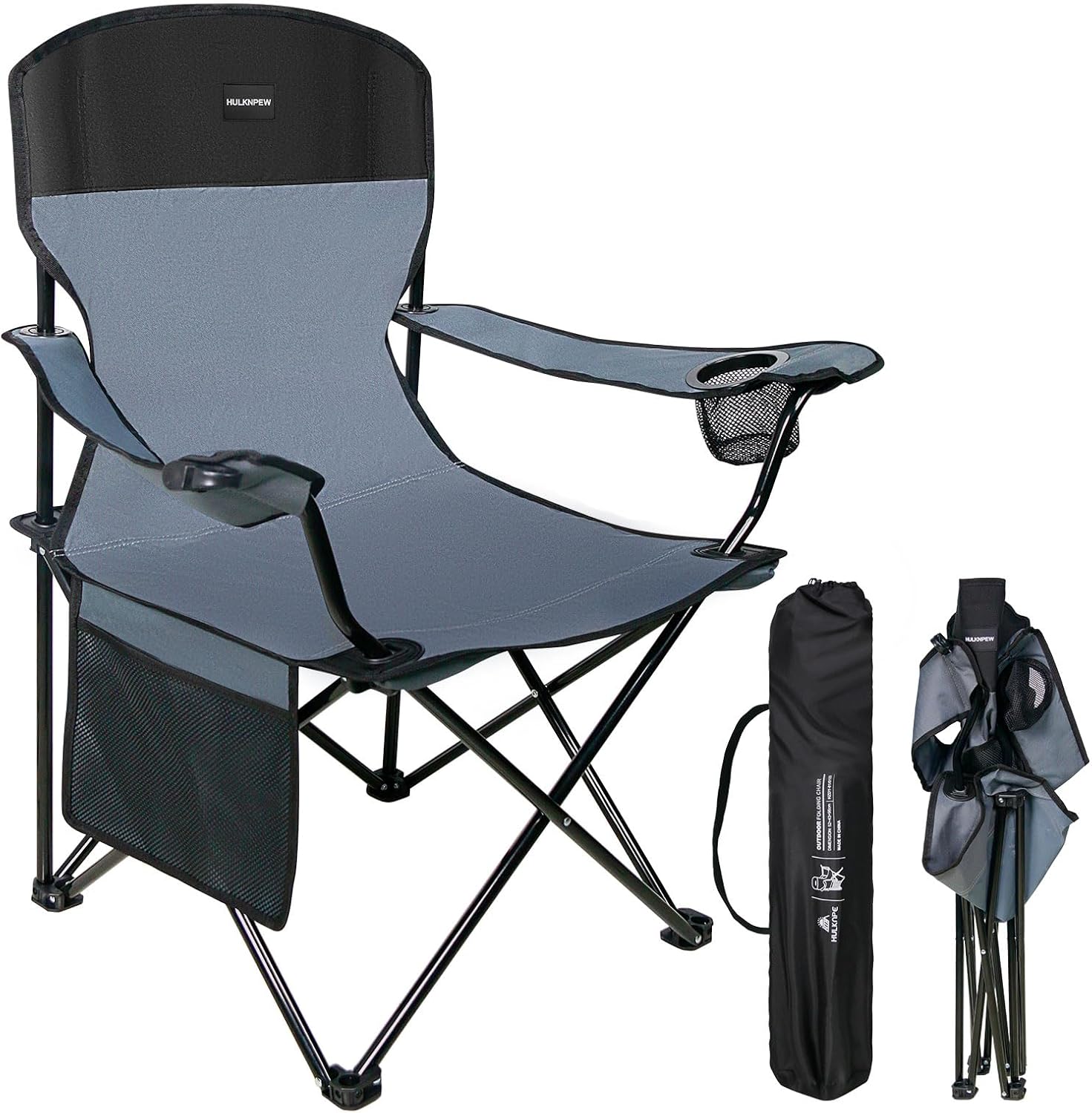 Ultimate Outdoor Chair: Foldable with Storage & Holders
