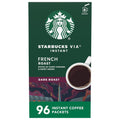Starbucks VIA Instant Coffee French Roast - Dark, Single-Serve Packets