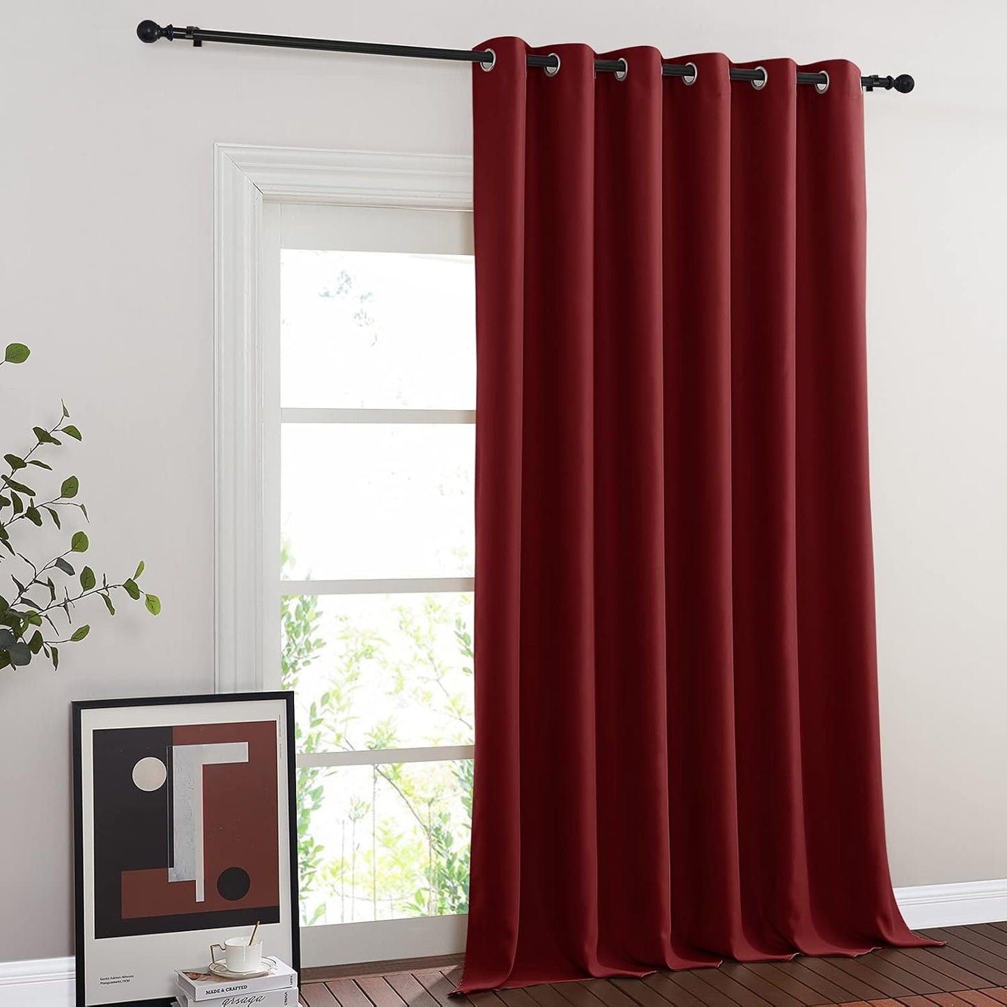 NICETOWN Blackout Room Divider Curtains for Sliding Doors