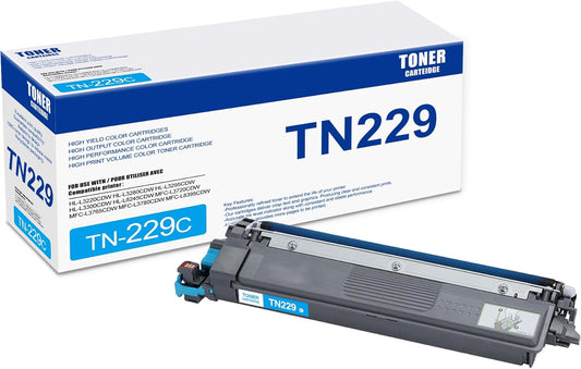 Vivid Cyan Toner for Brother Printers - IGUGNIK