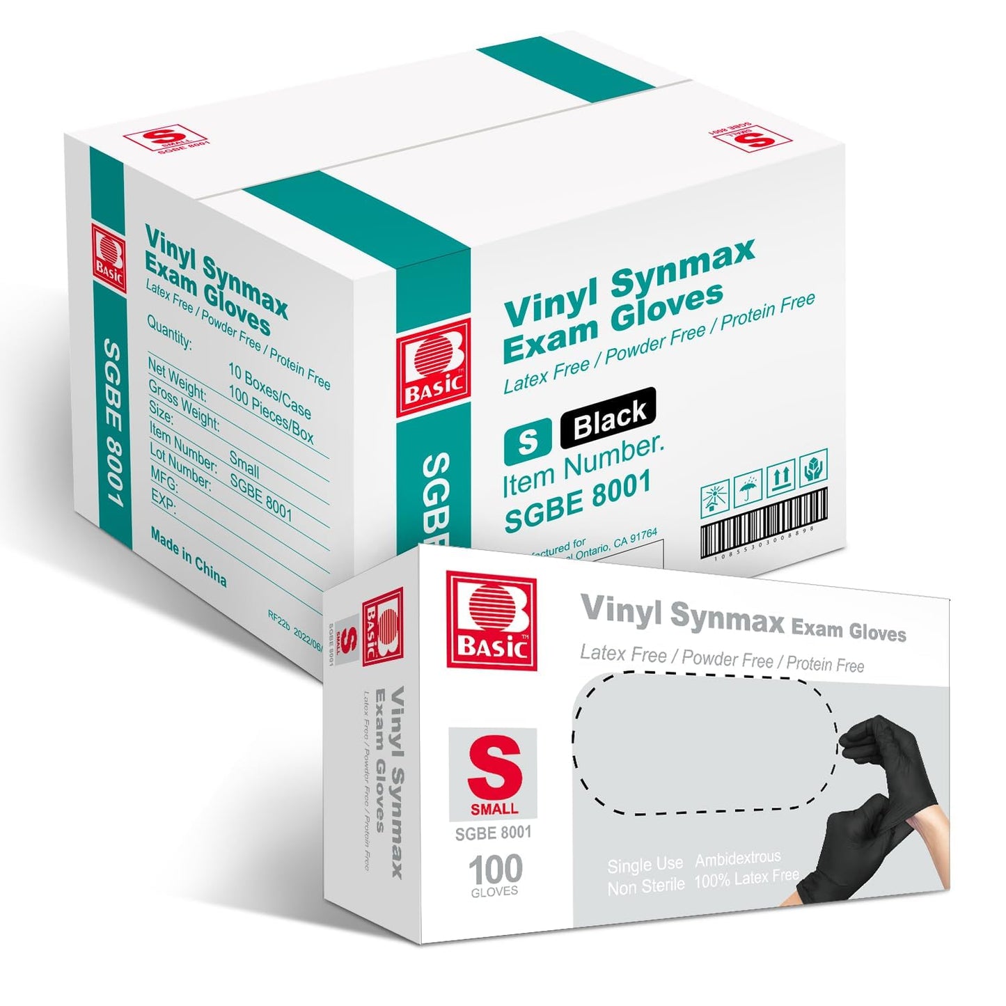 Jointown Basic Disposable Medical Vinyl Exam Gloves - 1000pcs