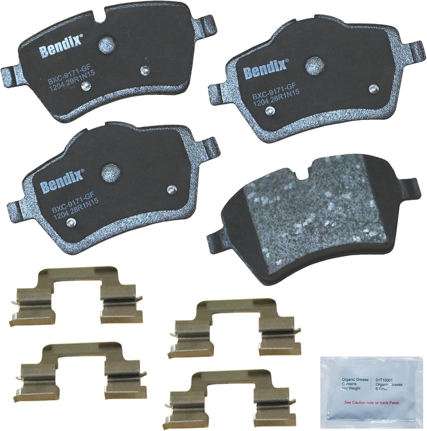 Bendix Priority1 CFC1204 Ceramic Front Brake Pads for Mini Cooper