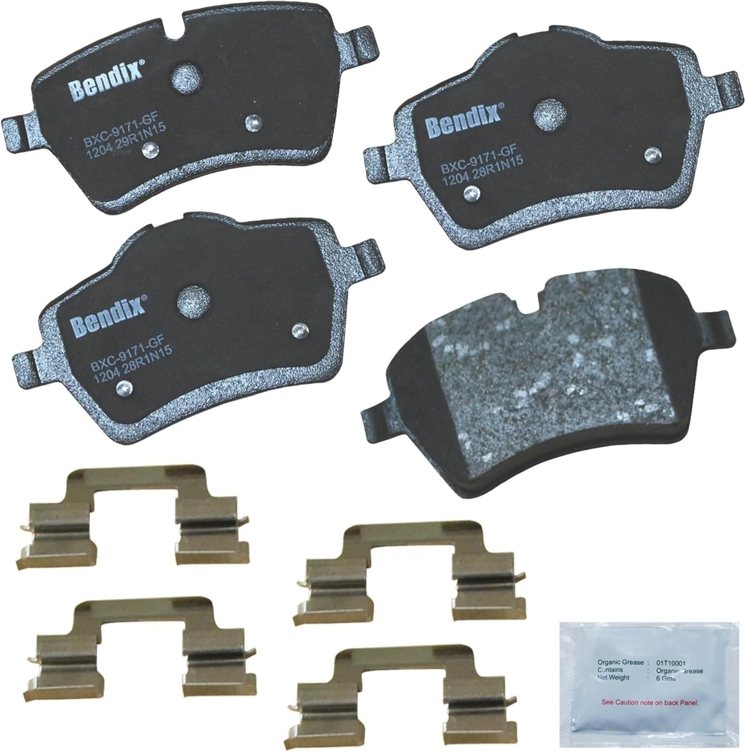 Bendix Priority1 CFC1204 Ceramic Front Brake Pads for Mini Cooper