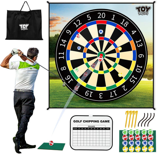 Chipping Golf Mat Set for Fun Indoor & Outdoor Play