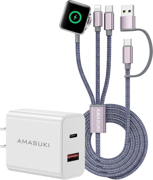 Fast Charge Apple Watch & iPhone - PD20W Multi Cable