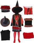 Kids Sarah Sanderson Costume Winifred Sanderson Witch Dress for Girls