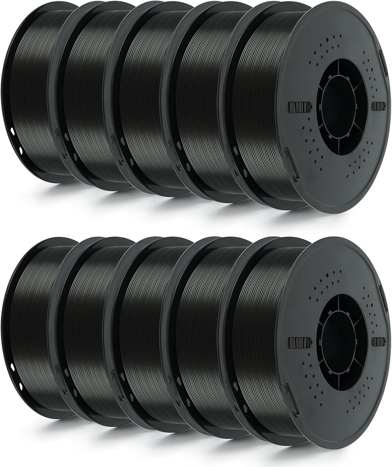 Kingroon 10KG Black PLA Filament for 3D Printers - 1.75mm