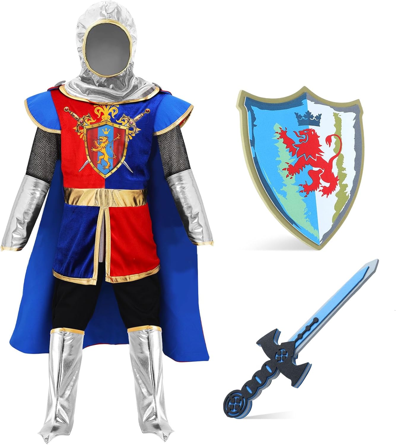 G.C Kids Knight Costume Toddler Boy Dress Up Clothes for Fun