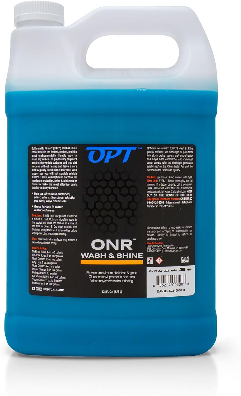 Optimum No Rinse Wash and Shine Version 5 for Car Detailing