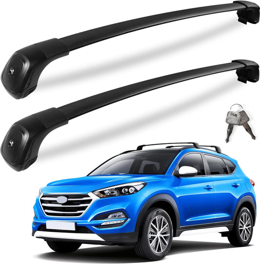 260lbs Lockable Roof Rack Cross Bars for Hyundai Tucson 2016-2021