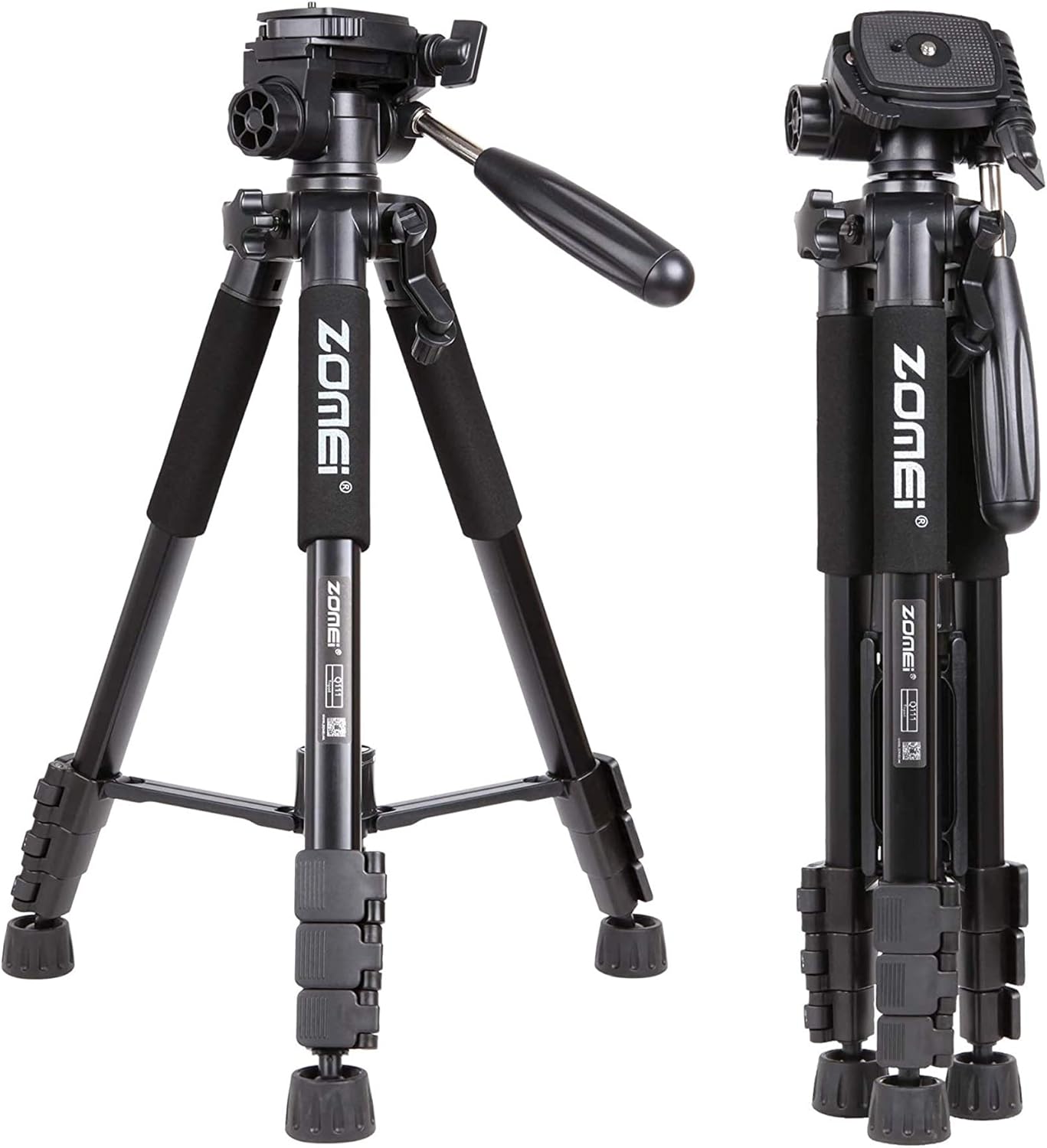 Zomei Q111 Flexible Portable 55in Aluminium Tripod for Cameras