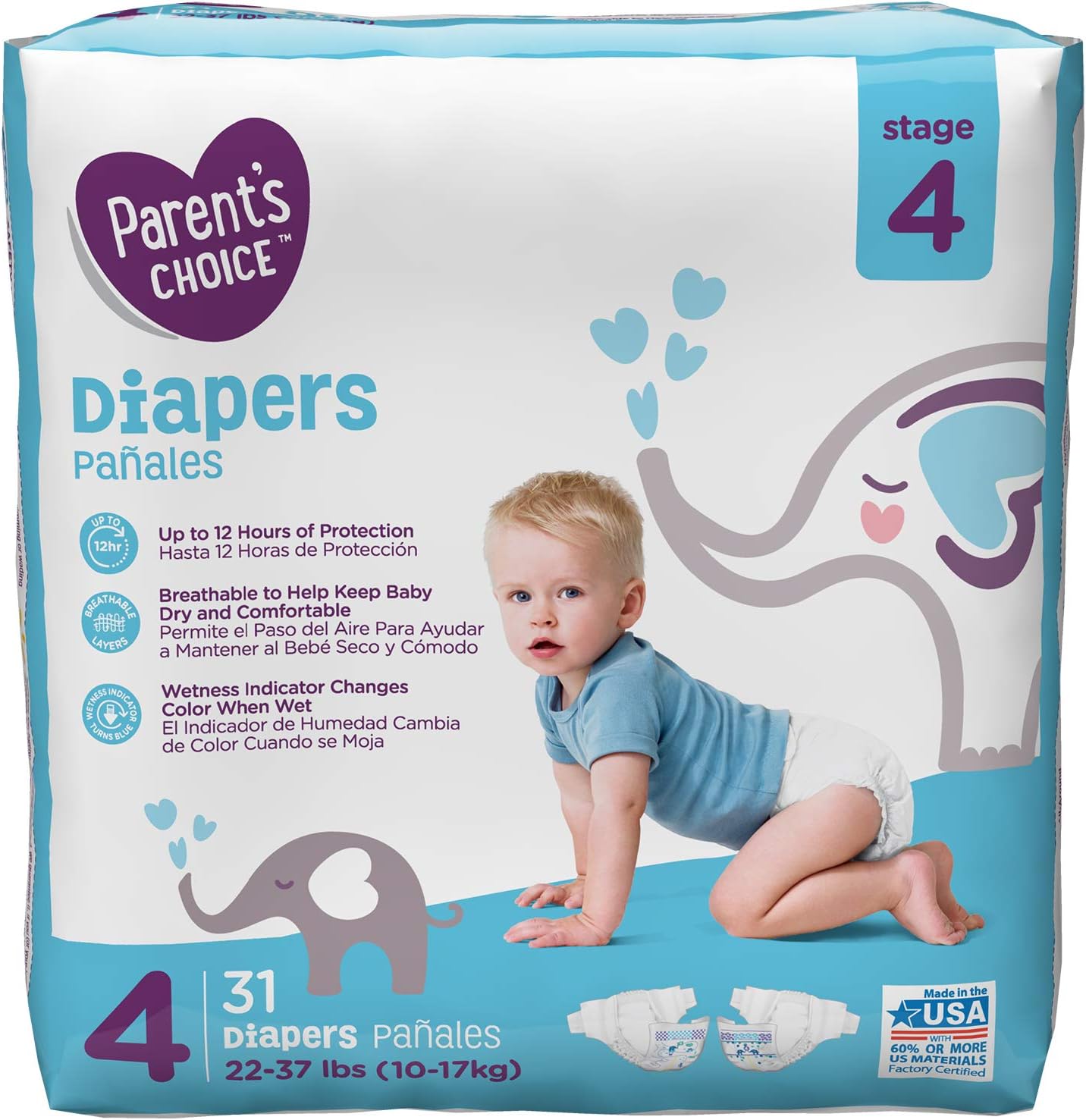 Ultimate Comfort: Parent's Choice Diapers, 31 Ct