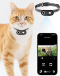 Cat Camera Collar with Phone APP, 1080P HD Pet POV Cam - Lightweight
