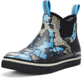 HISEA Men's Deck Rain Boots Saltwater Fishing Booties - High Traction