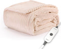 Sunbeam Electric Throw Velvet Heated Blanket for Cozy Comfort