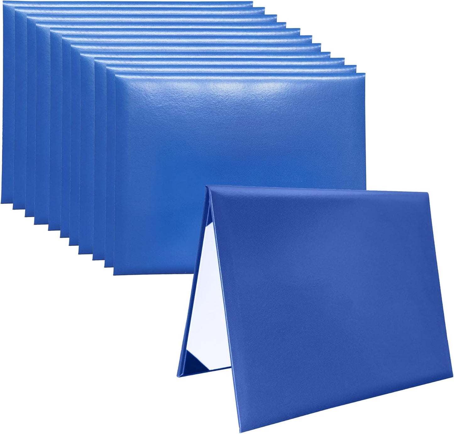 12 PCS Smooth Diploma Certificate Covers for Graduation Events