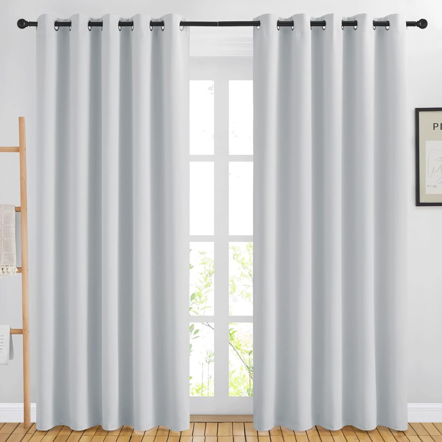NICETOWN Room Darkening Curtains for Living Room - Elegant Design