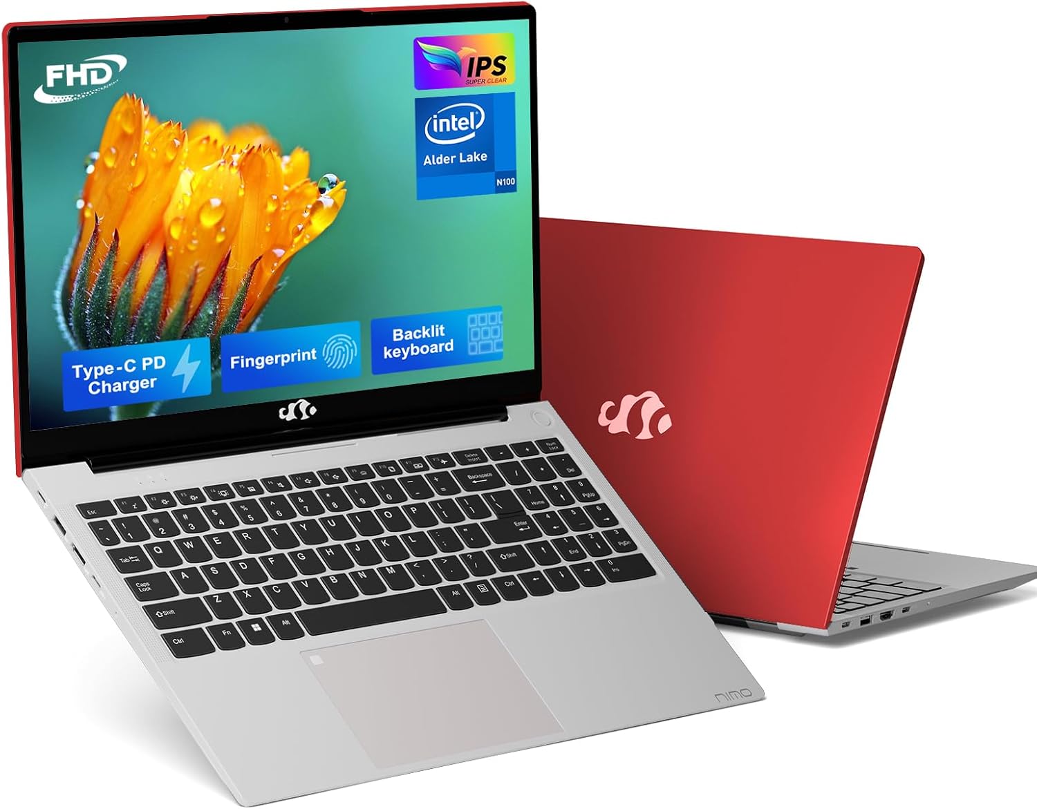 NIMO 15.6 FHD Laptop with Intel Pentium Quad Core N100